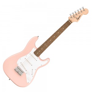 Fender Squier Mini Stratocaster, Laurel Fingerboard, Shell Pink